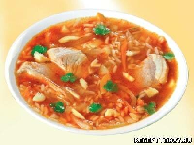 Рецепт Суп из говядины и риса