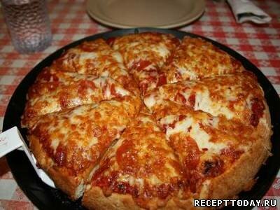 Рецепт Пицца быстрая на сковородке
