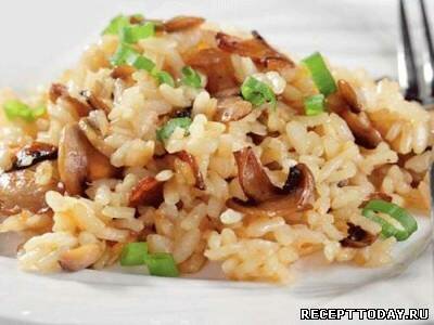 Рис с грибами