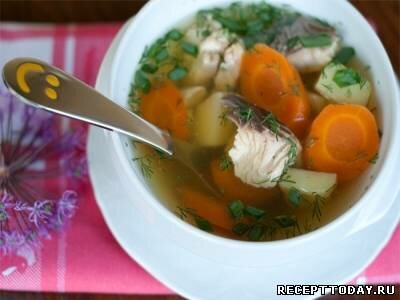 Рецепт Рыбный суп из горбуши