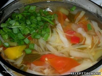 Рецепт Овощной суп для похудения