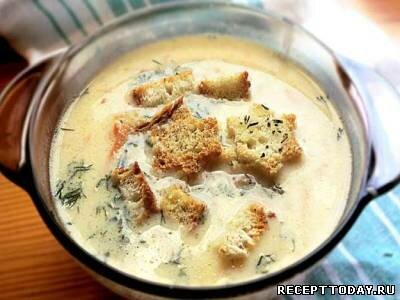 Рецепт Cырный суп с плавленным сыром