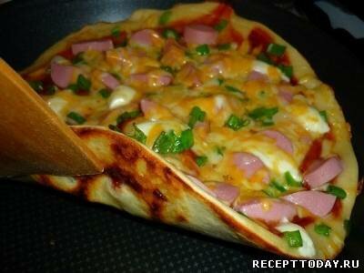Рецепт Пицца в сковороде