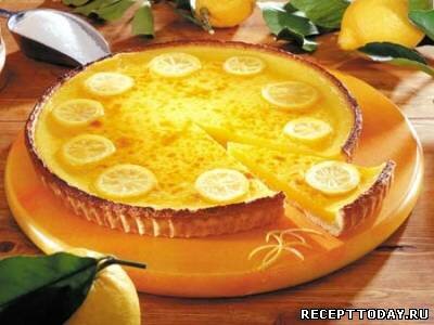 Рецепт Пирог Лимонный французский