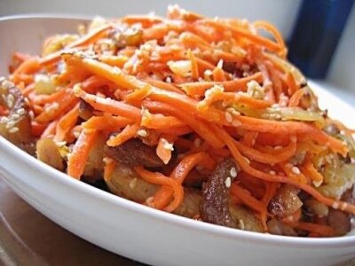 Рецепт Вешенки с морковью