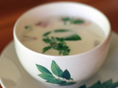 Рецепт Японский суп с кокосовым молоком