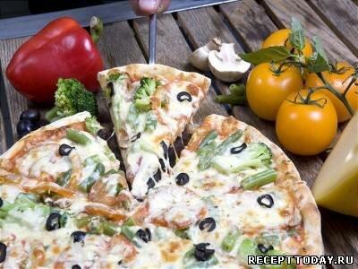 Рецепт Пицца Вегетарианская