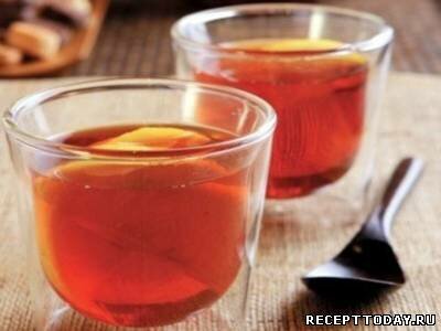 Рецепт Чай из шиповника с мёдом