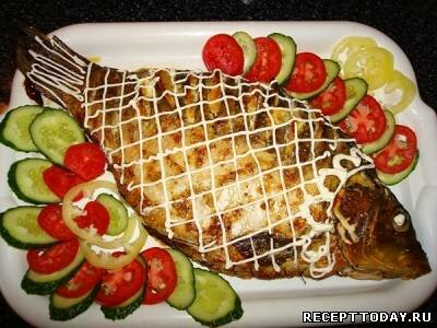 Рецепт Запеченная рыба в духовке