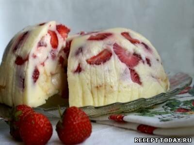 Рецепт Творожное суфле с ягодами