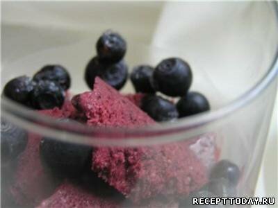 Рецепт Замороженный йогурт с фруктами
