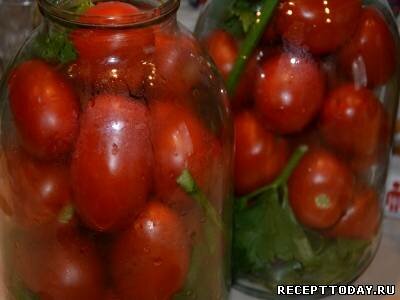 Рецепт Маринованные помидоры на зиму