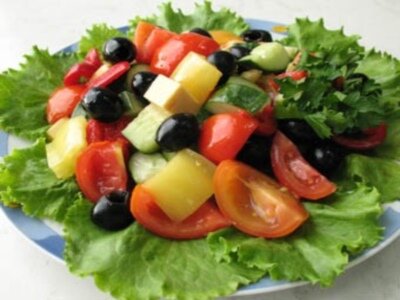 Рецепт Постный Греческий салат