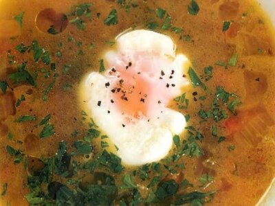 Рецепт Пасхальный яичный суп