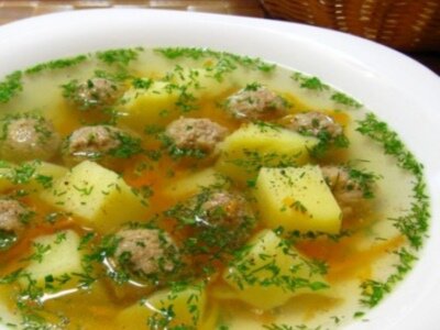 Рецепт Итальянский суп с фрикадельками